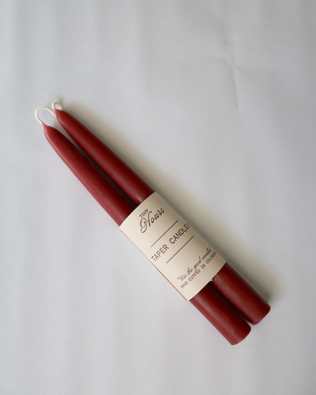 9" Hand Dipped Taper Candles