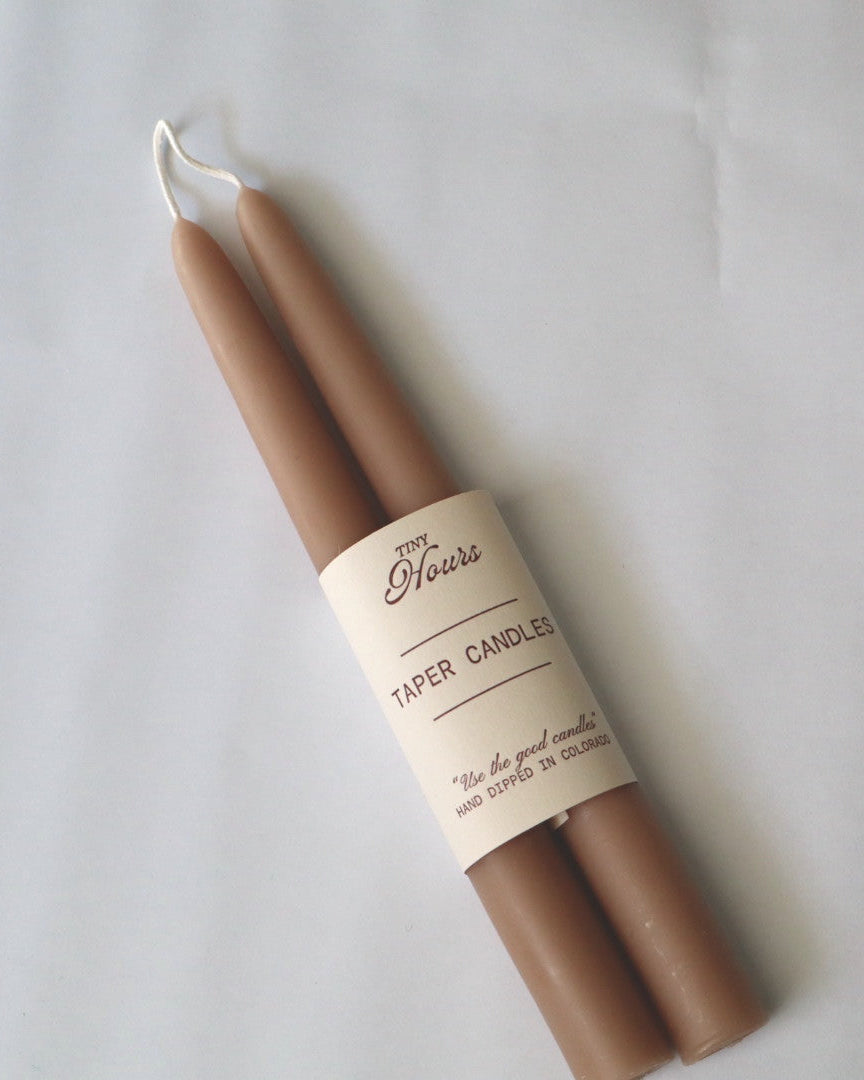 9" Hand Dipped Taper Candles
