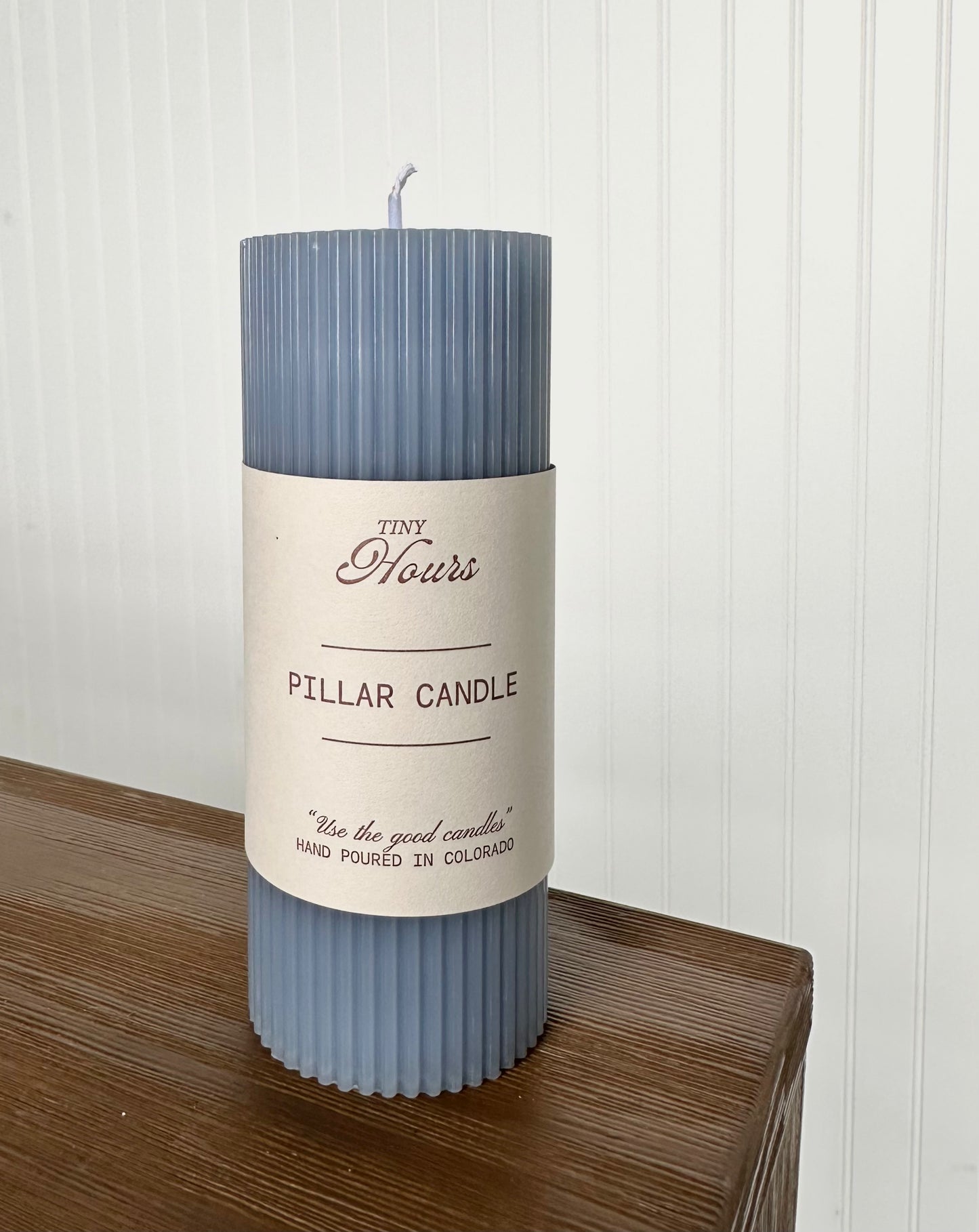 Fluted Pillar Candle