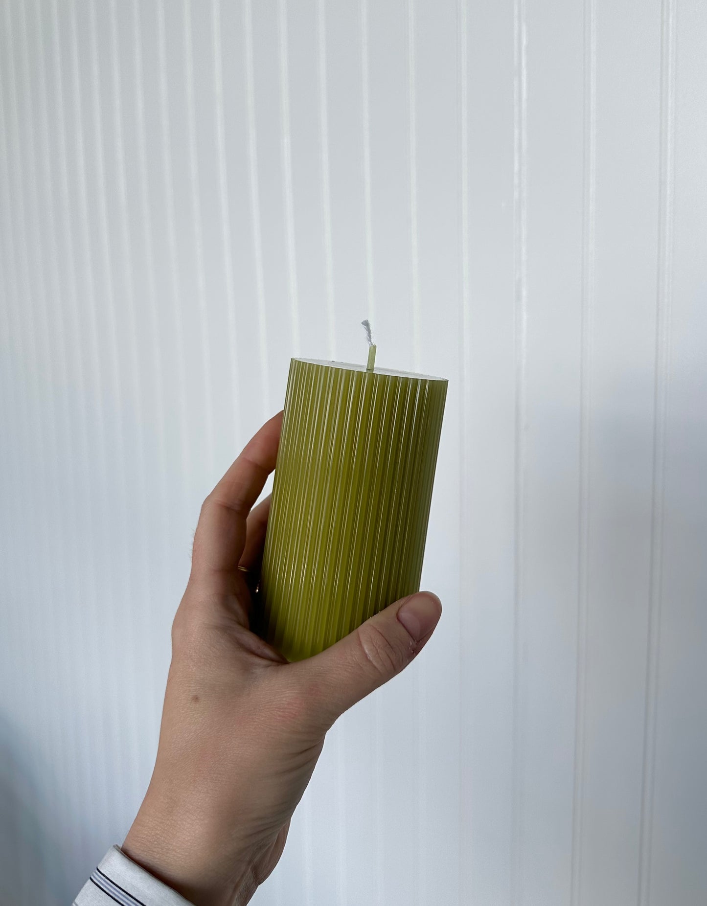 Fluted Pillar Candle