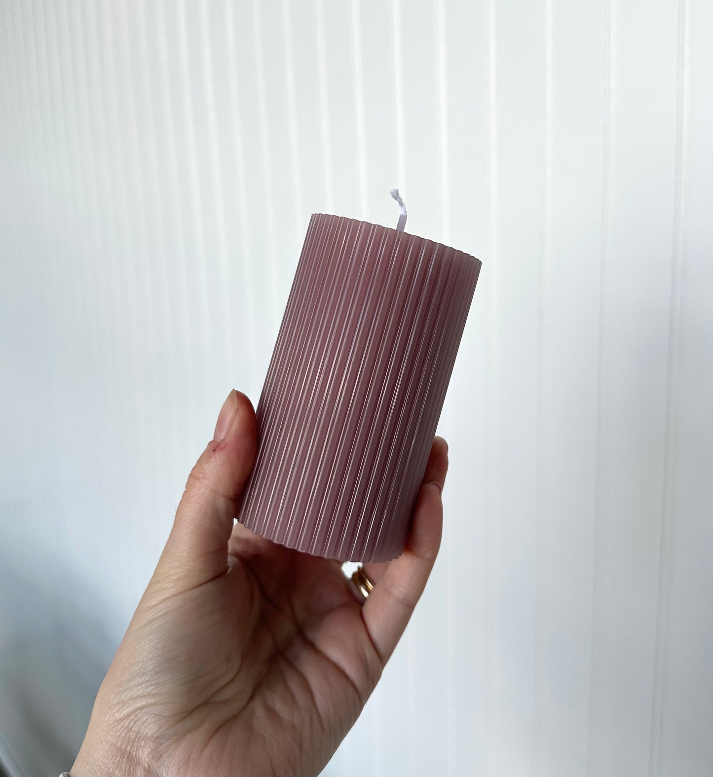 Fluted Pillar Candle