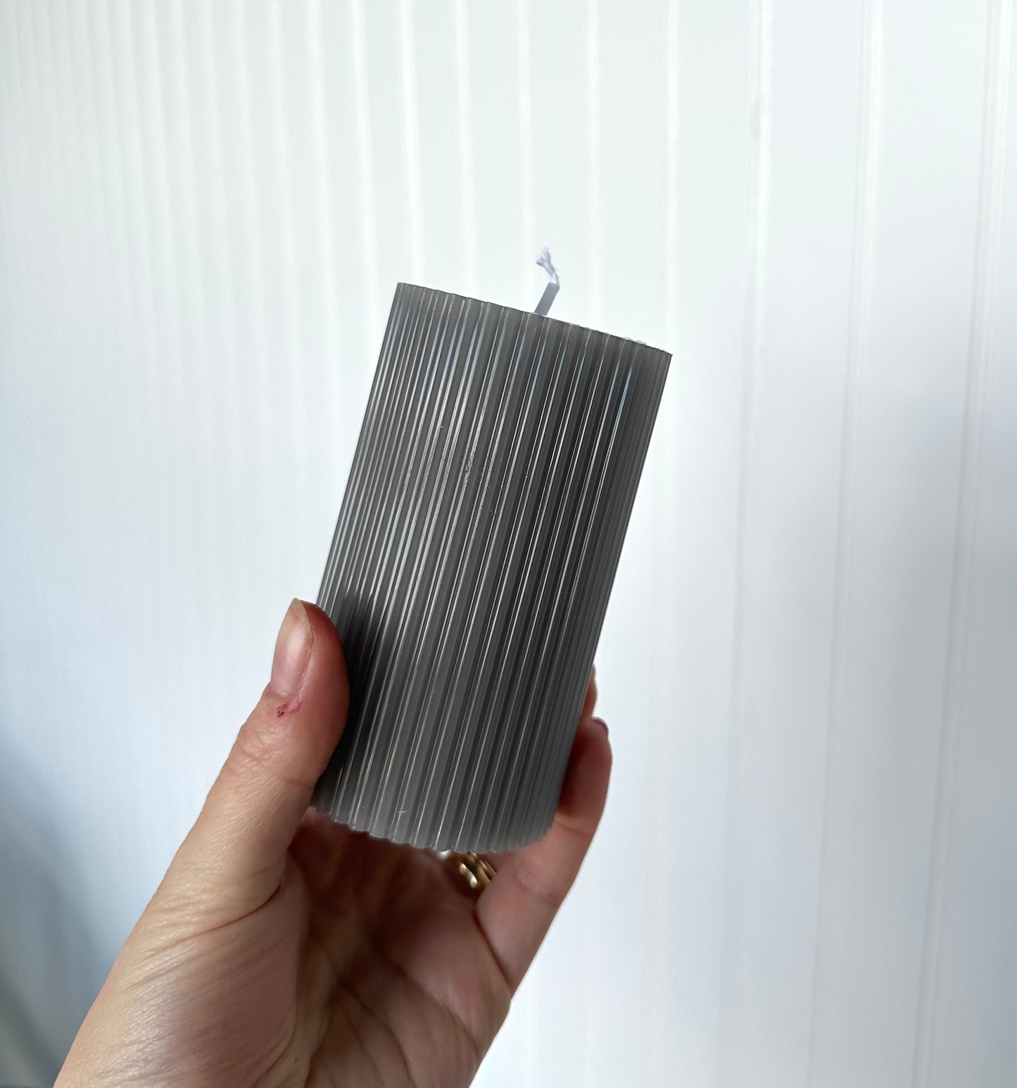 Fluted Pillar Candle