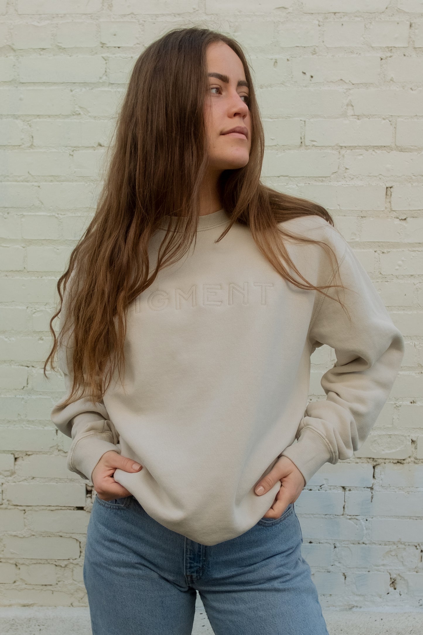 Figment sweet pea crewneck