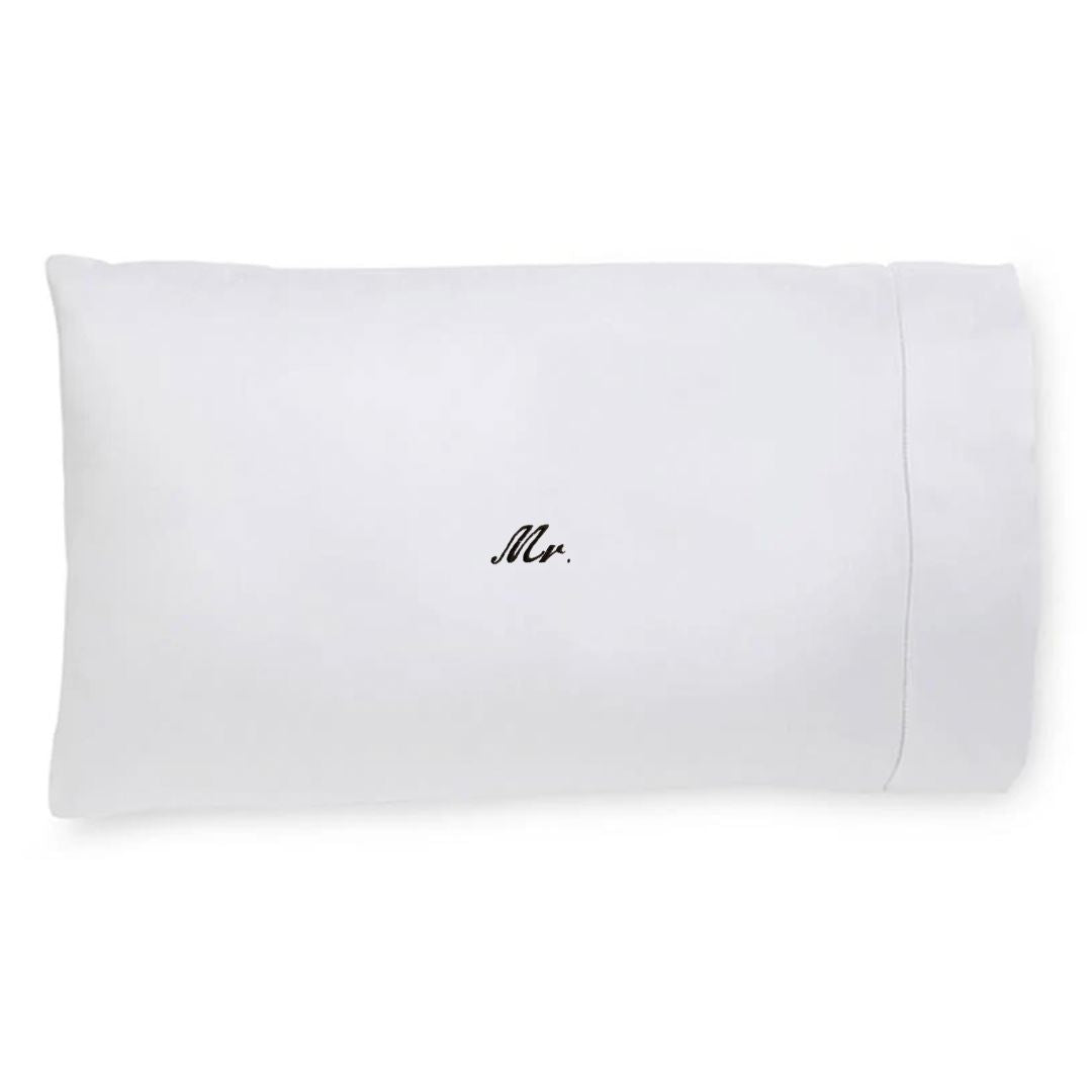 Embroidered Pillowcase- Mr.