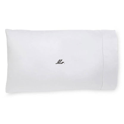 Embroidered Pillowcase- Mr.