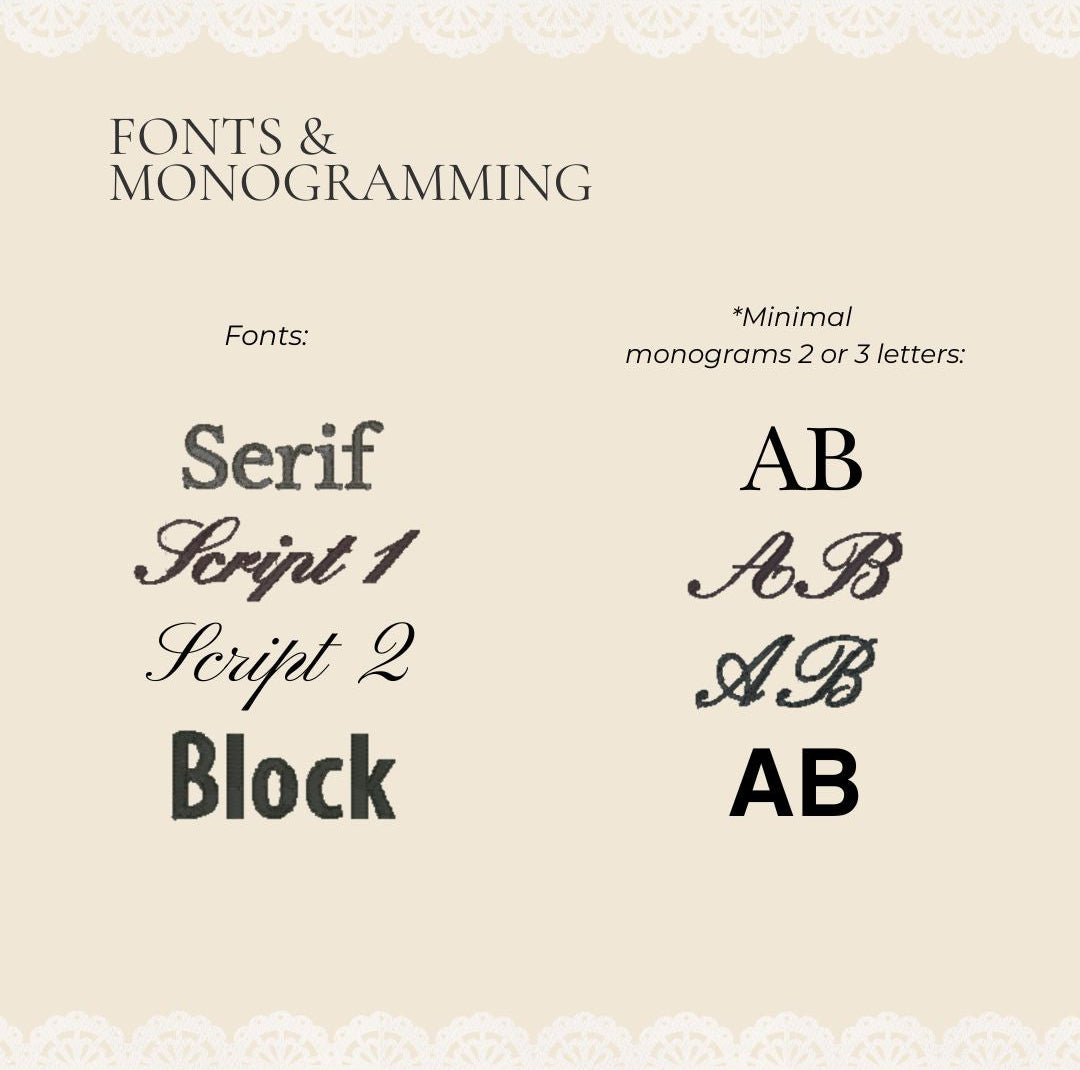 Custom Monogram Italian Leather Pouch