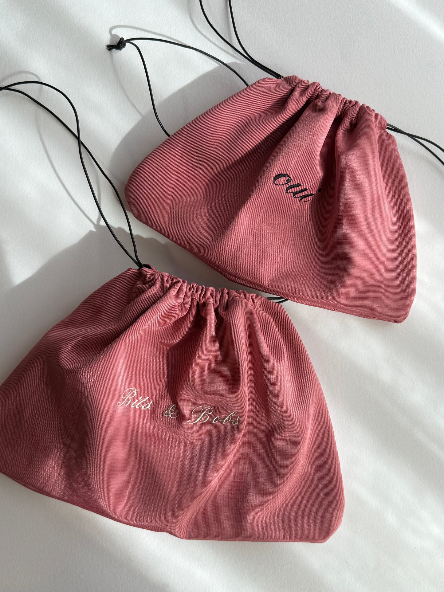 Drawstring Pouch with Phrases