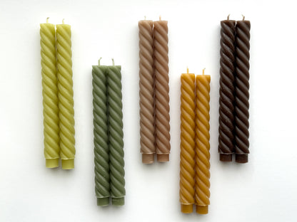 Twisted Taper Candles