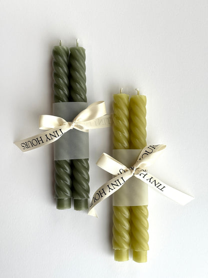 Twisted Taper Candles