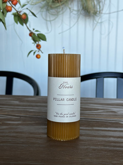 Fluted Pillar Candle