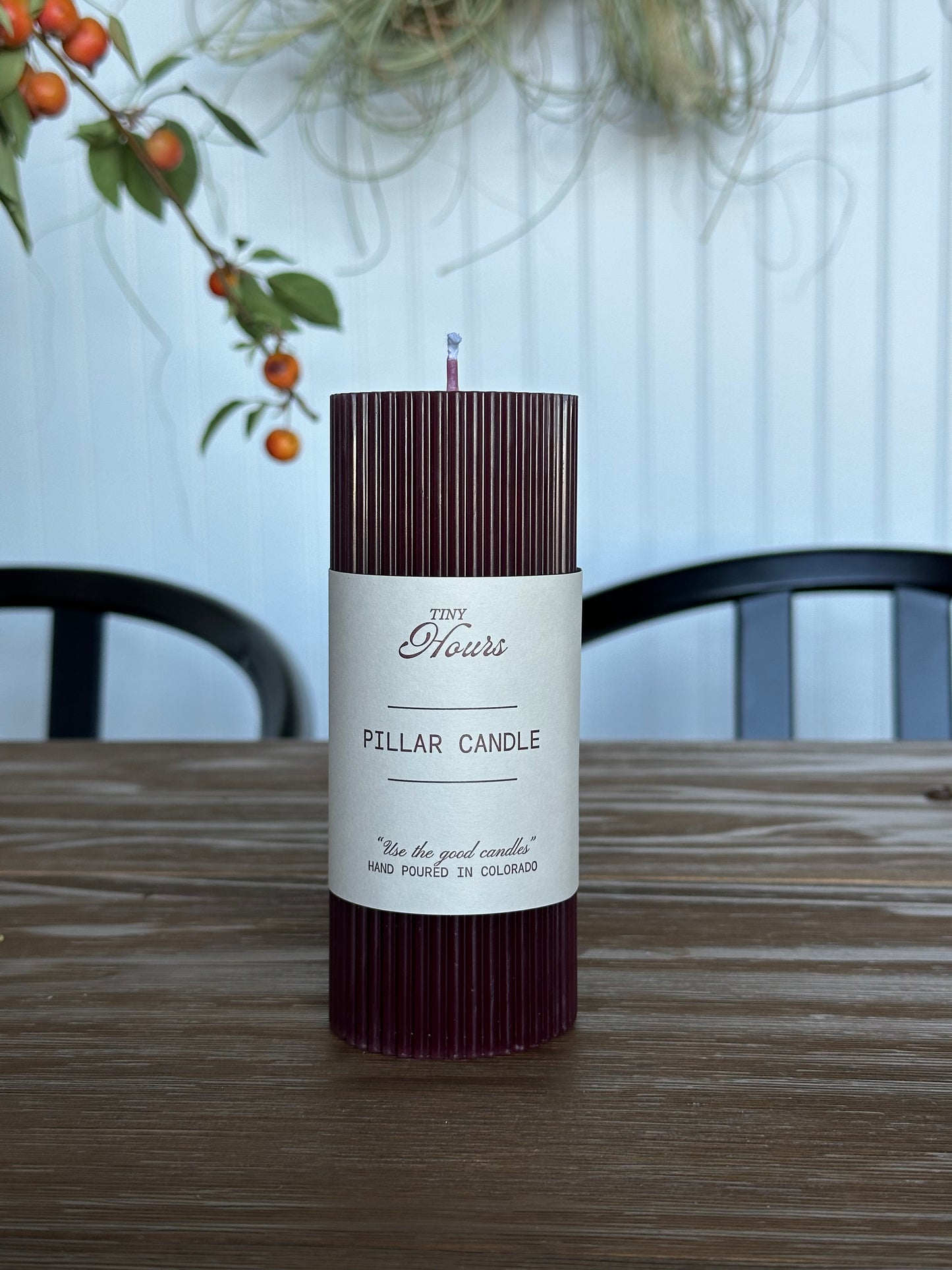 Fluted Pillar Candle