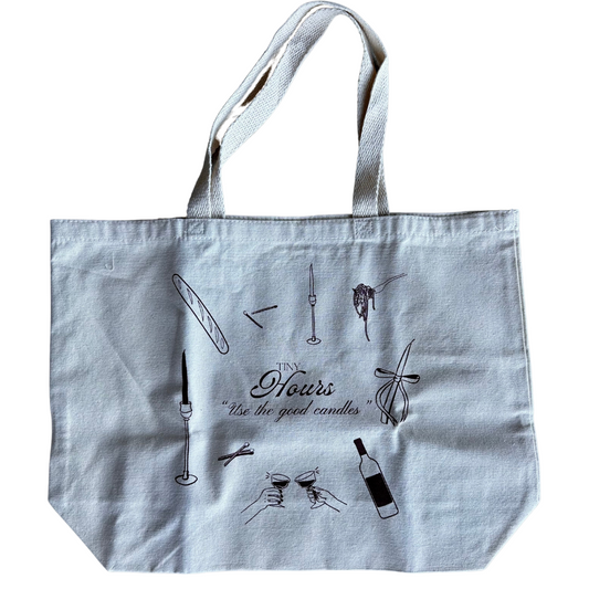 Tiny Hours Tote Bag